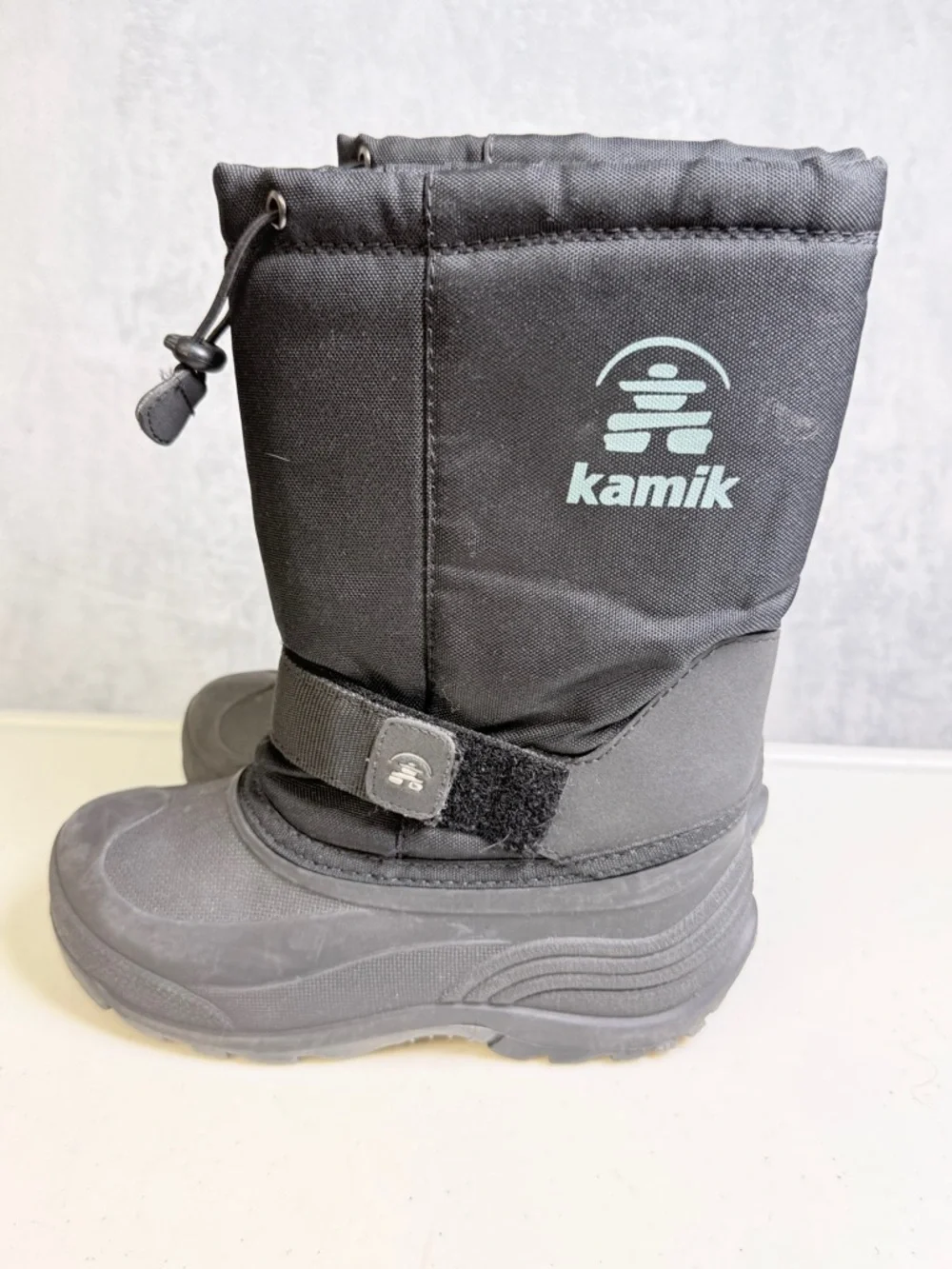 Kamik Kids Boots Size 2 Black Snow Winter